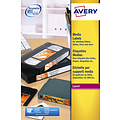 Avery Etiket Avery L7666-25 70x52mm voor 3.5 inch  disk 250stuks
