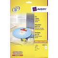 Avery Etiquette CD Avery L6043-25 blanc 50 pièces