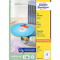 Avery Zweckform Etiquette CD Avery Zweckform L6043-100 blanc 200 pièces