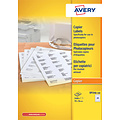 Avery Etiket Avery DP246-100 70x36mm wit 2400stuks