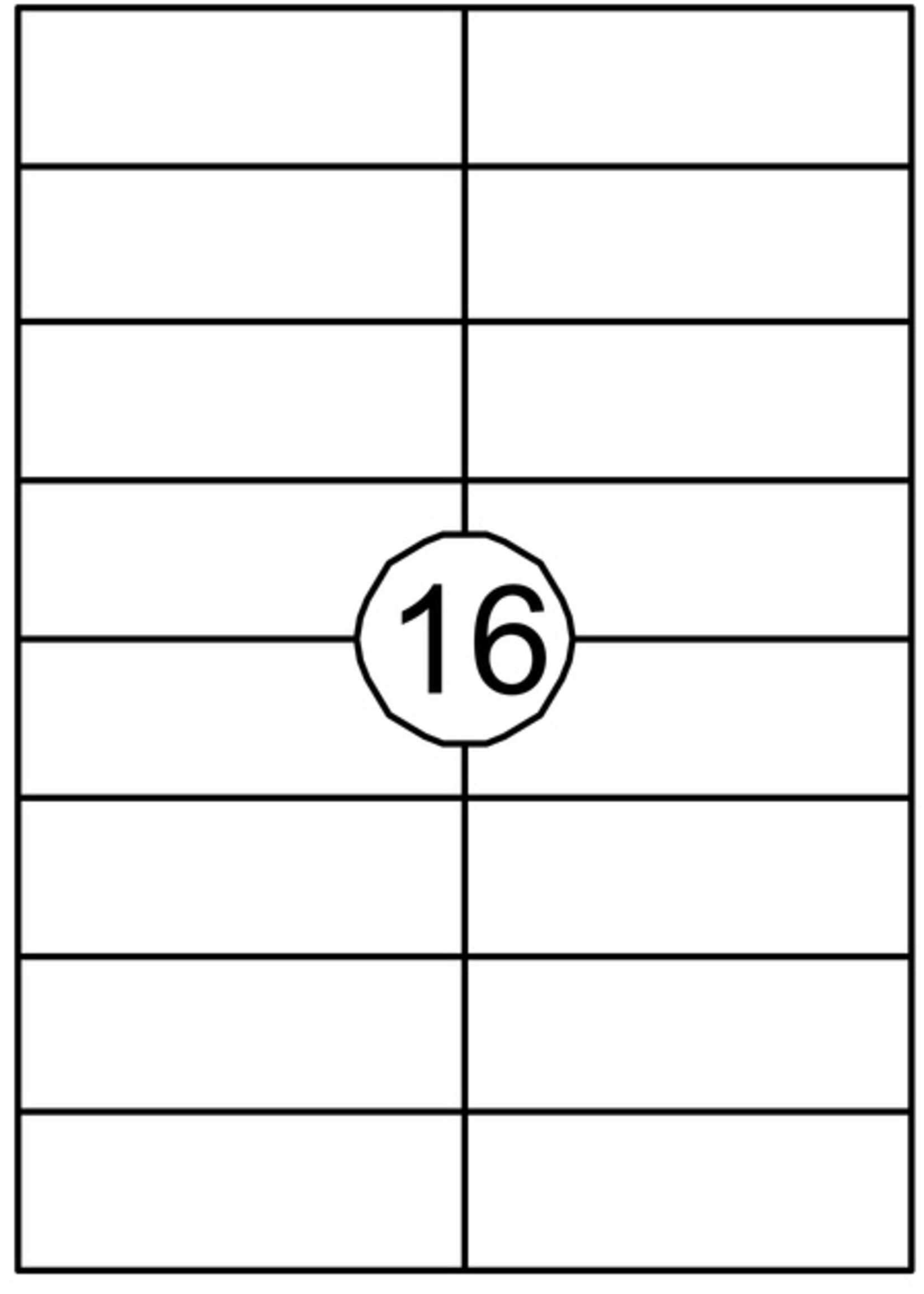 Avery Etiquette Avery DP167-100 105x37mm 1600 pièces