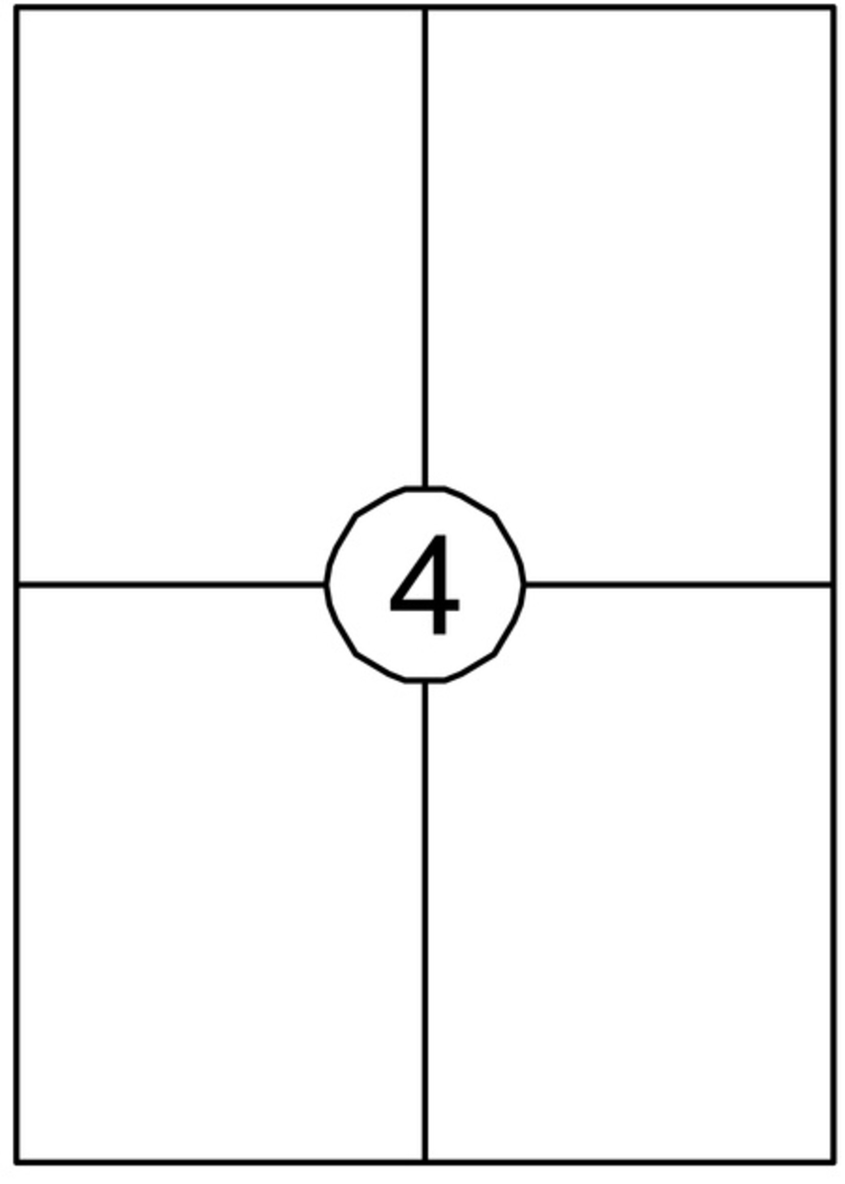 Avery Etiquette Avery DP004-100 105x149mm 400 pièces