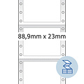 Herma Etiket HERMA 8210 88.9x23Mm 1-baans wit 6000stuks