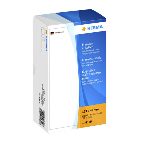 Herma Etiquette affranchissement HERMA 4322 163x44mm 500 pcs