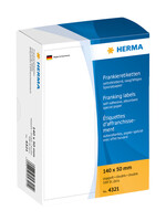 Herma Frankeeretiket HERMA 4321 dubbel 140x50mm 500stuks