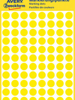 Avery Zweckform Etiquette Avery Zweckform 3013 rond 8mm jaune 416 pcs