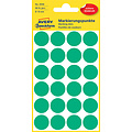 Avery Zweckform Etiket Avery Zweckform 3006 rond 18mm groen 96stuks