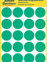 Avery Zweckform Etiquette Avery Zweckform 3006 rond 18mm vert 96 pcs