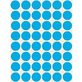 Avery Zweckform Etiket Avery Zeckform 3375 rond 18mm blauw 1056stuks
