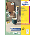 Avery Zweckform Etiket Avery Zweckform L3415 rond 40mm wit