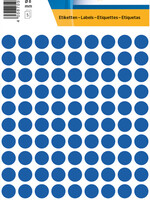 Herma Etiquette HERMA 1833 rond 8mm bleu foncé 540 pièces