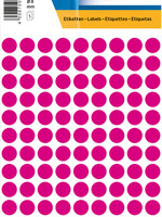 Herma Etiket HERMA 1836 rond 8mm roze 540stuks