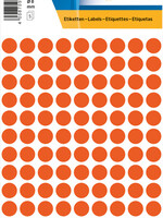 Herma Etiket HERMA 1842 rond 8mm rood 540stuks