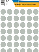 Herma Etiquette HERMA 1858 rond 12mm gris 240 pièces