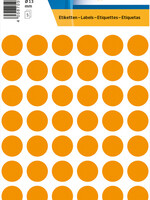 Herma Etiquette HERMA 1864 rond 12mm orange fluo 240 pièces