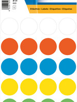 Herma Etiket HERMA 1881 rond 19mm assorti 100stuks