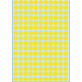 Herma Etiquette HERMA 2211 rond 8mm jaune 5632 pièces