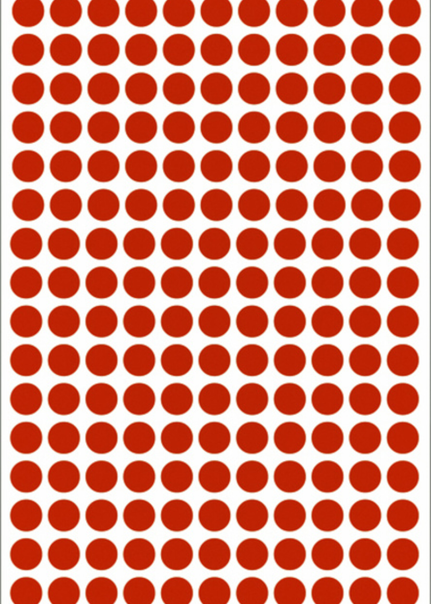 Herma Etiket HERMA 2212 rond 8mm rood 5632stuks