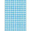 Herma Etiket HERMA 2213 rond 8mm blauw 5632stuks