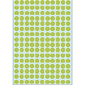 Herma Etiket HERMA 2215 rond 8mm groen 5632stuks