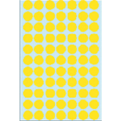 Herma Etiquette HERMA 2231 rond 13mm jaune 2464 pièces
