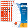 Herma Etiket HERMA 2232 rond 13mm rood 2464stuks