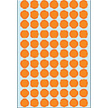 Herma Etiquette HERMA 2234 rond 13mm orange fluo 2464 pièces