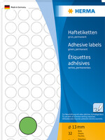 Herma Etiket HERMA 2235 rond 13mm groen 2464stuks
