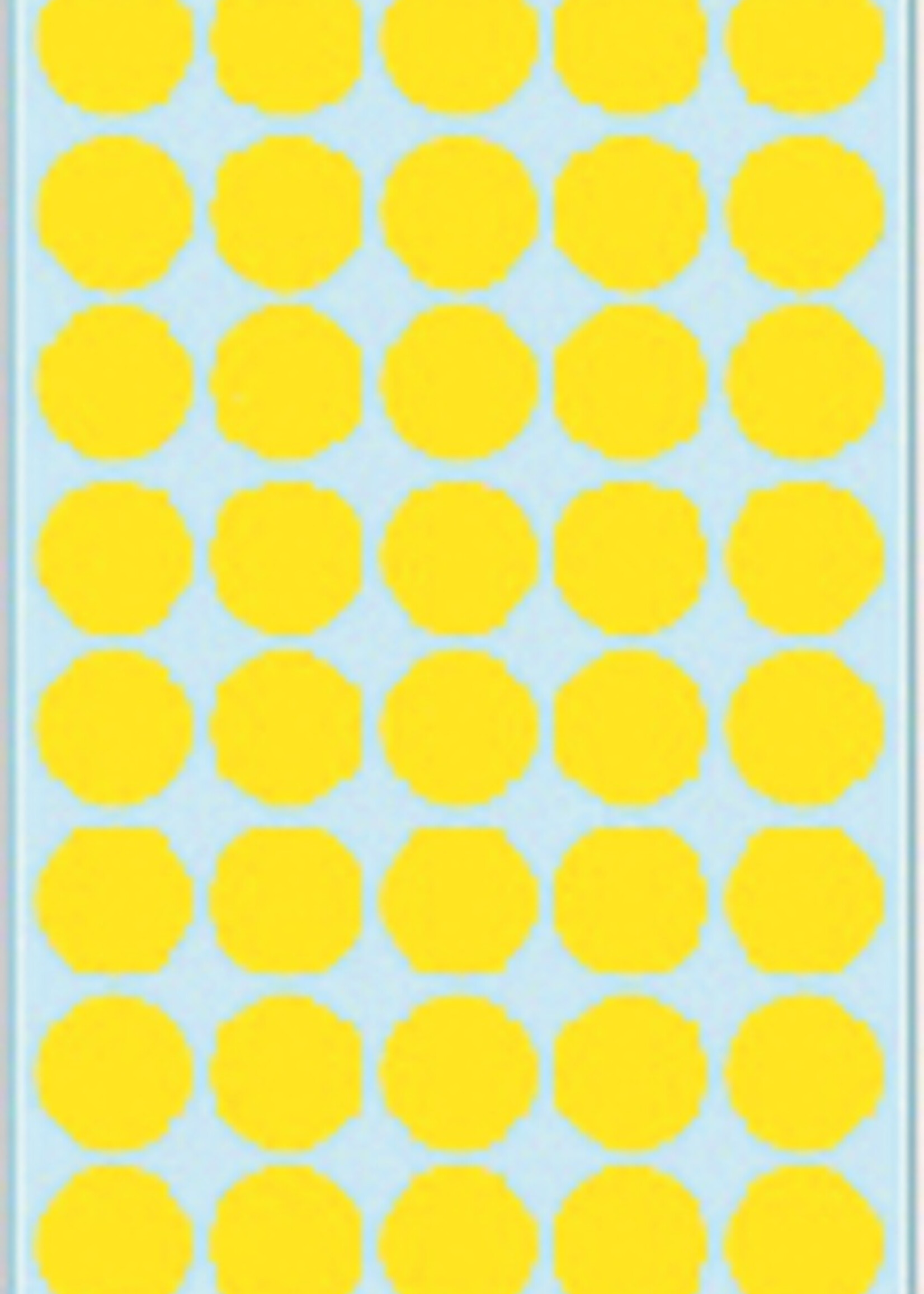 Herma Etiket HERMA 2251 rond 19mm geel 1280stuks