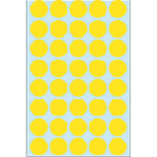 Herma Etiquette HERMA 2251 rond 19mm jaune 1280 pièces