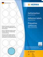 Herma Etiket HERMA 2253 rond 19mm blauw 1280stuks