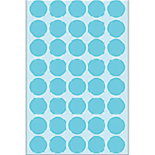 Herma Etiket HERMA 2253 rond 19mm blauw 1280stuks