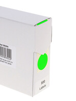 Rillprint Étiquette Rillprint 25mm rouleau de 500 pièces vert fluo