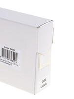 Rillprint Etiket Rillprint 25mm 500st op rol wit