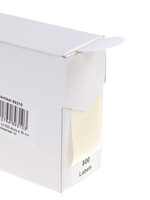 Rillprint Etiket Rillprint 35mm 500st op rol wit