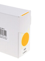 Rillprint Etiket Rillprint 35mm 500st op rol fluor oranje