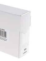 Rillprint Etiket Rillprint 25mm 500st op rol transparant