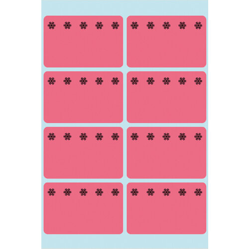 Herma Etiquette congélateur HERMA 3772 26x40mm rouge 48 pièces