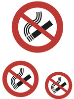 Herma Etiket HERMA 5736 niet roken 3stuks