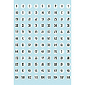 Herma Etiquette HERMA 4128 chiffres 1-540 Ø8mm 540pcs