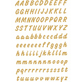 Herma Etiket HERMA 4152 8mm letters A-Z goud op transparant 238stuks