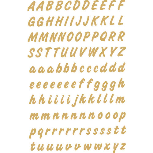 Herma Etiket HERMA 4152 8mm letters A-Z goud op transparant 238stuks