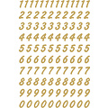 Herma Etiket HERMA 4151 8mm getallen 0-9 goud op transparant 200st