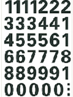 Herma Etiket HERMA 4164 15mm getallen 0-9 zwart