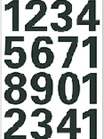 Herma Etiquette HERMA 4168 chiffres 0-9 noir 25mm