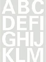 Herma Etiquette HERMA 4169 lettres A-Z blanc 25mm
