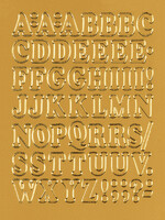 Herma Etiquette HERMA 4183 lettres A-Z dorées 12mm 50 pcs