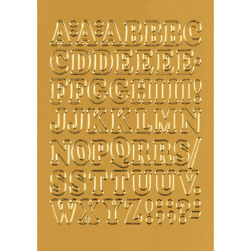 Herma Etiket HERMA 4183 12mm letters A-Z goudfolie 50stuks