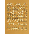 Herma Etiket HERMA 4184 12mm getallen 0-9 goudfolie 66stuks