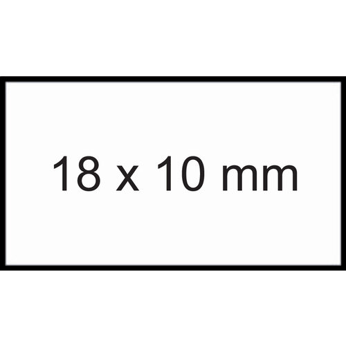 Sato Prijsetiket 11x18mm Sato PB1 afneembaar wit